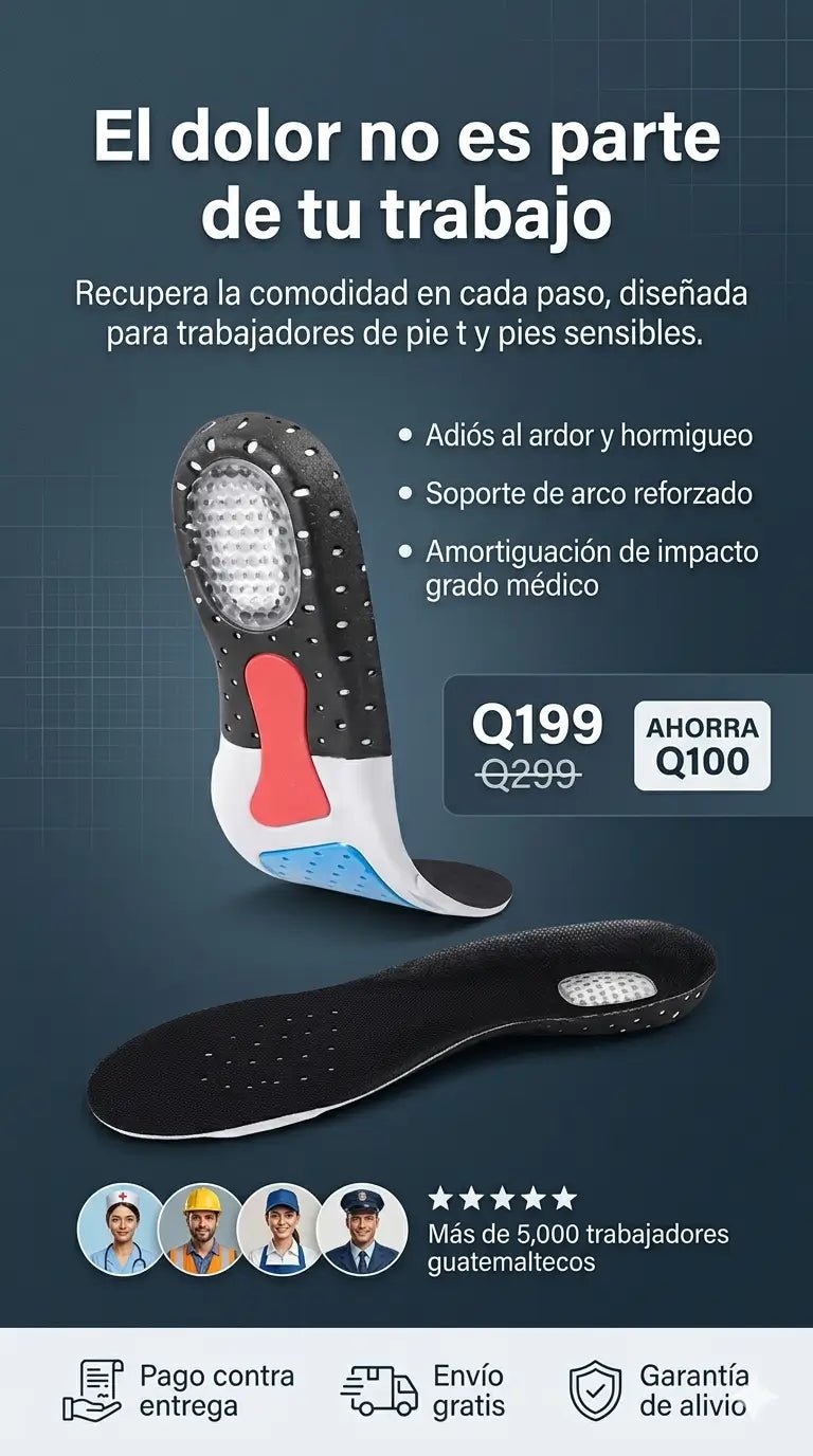 Camino sin dolor Plantillas ortopedicas
