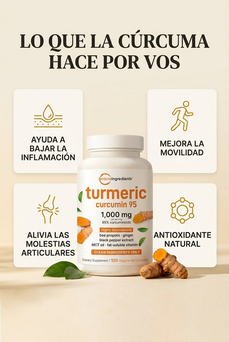 Turmeric Curcumin 95 - Cúrcuma para tus Articulaciones — sección 3