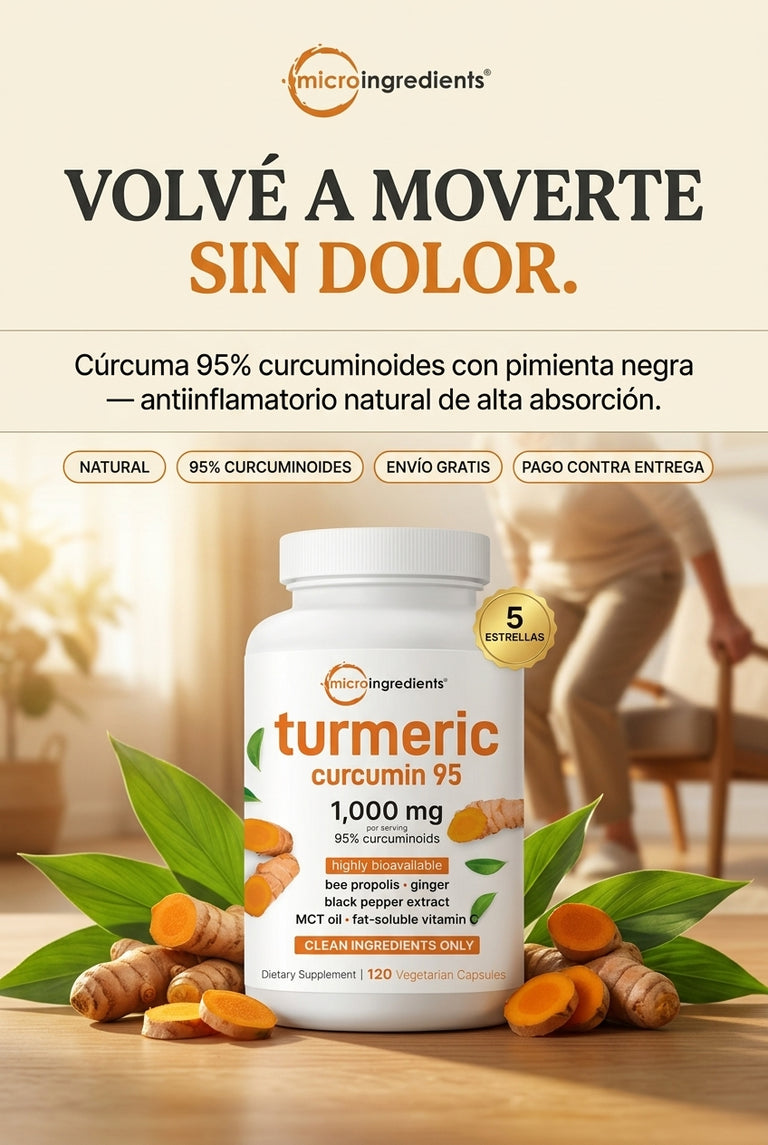 Turmeric Curcumin 95 - Cúrcuma para tus Articulaciones — sección 1