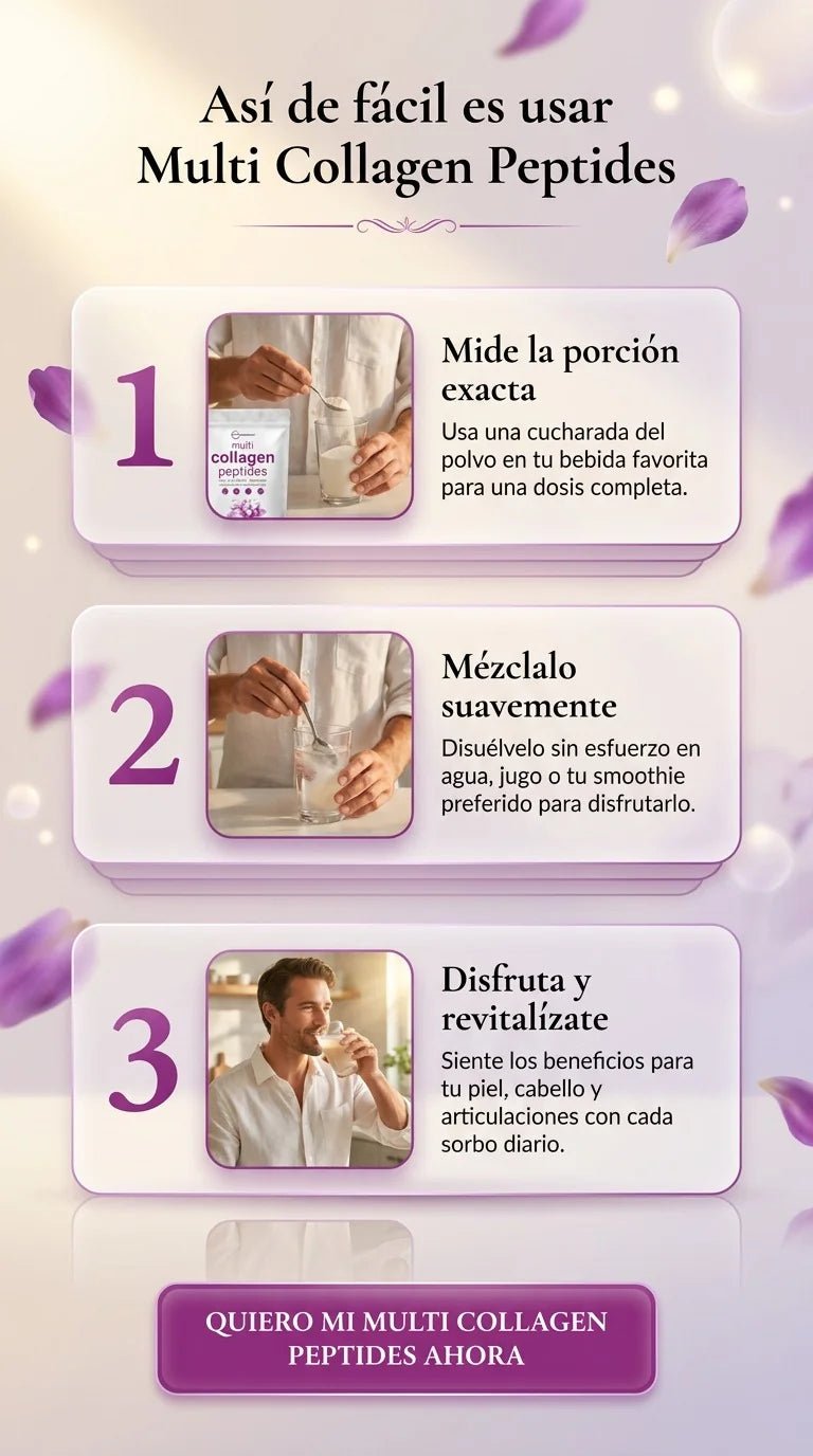 Así de fácil es usar Multicollagen Peptides