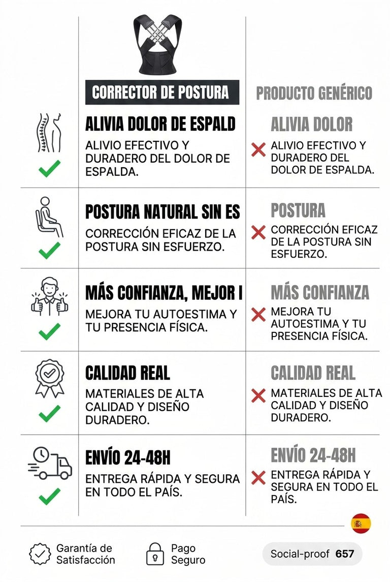 Corrector de Postura — sección 8