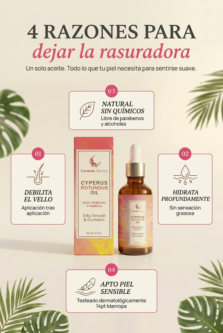 4 razones para dejar la rasuradora — debilita, hidrata, natural, apto piel sensible