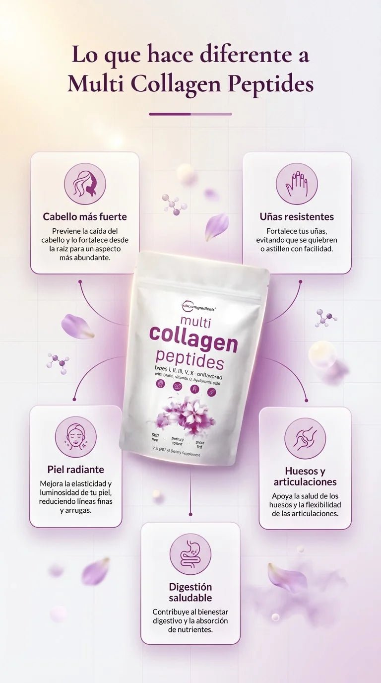 Lo que hace diferente a Multicollagen Peptides