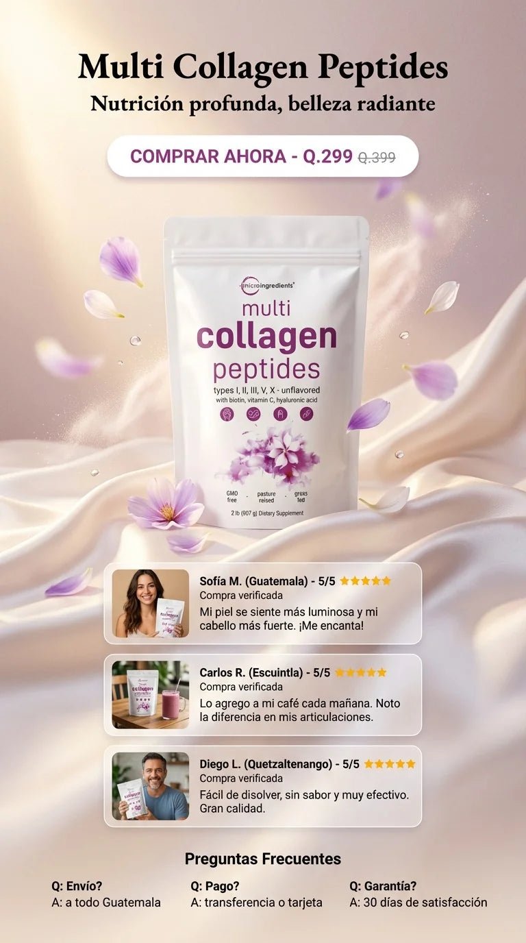 Reseñas de clientes Multicollagen Peptides Guatemala