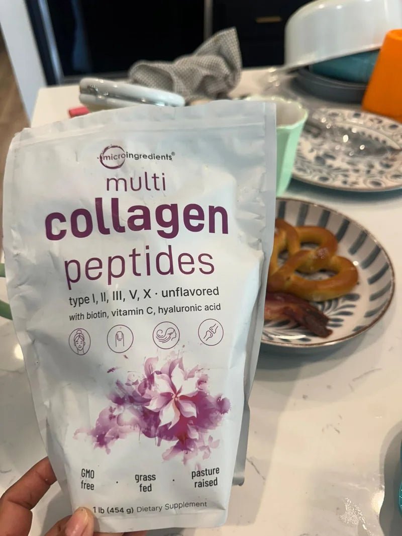 Andrea en el desayuno con Multi Collagen Peptides
